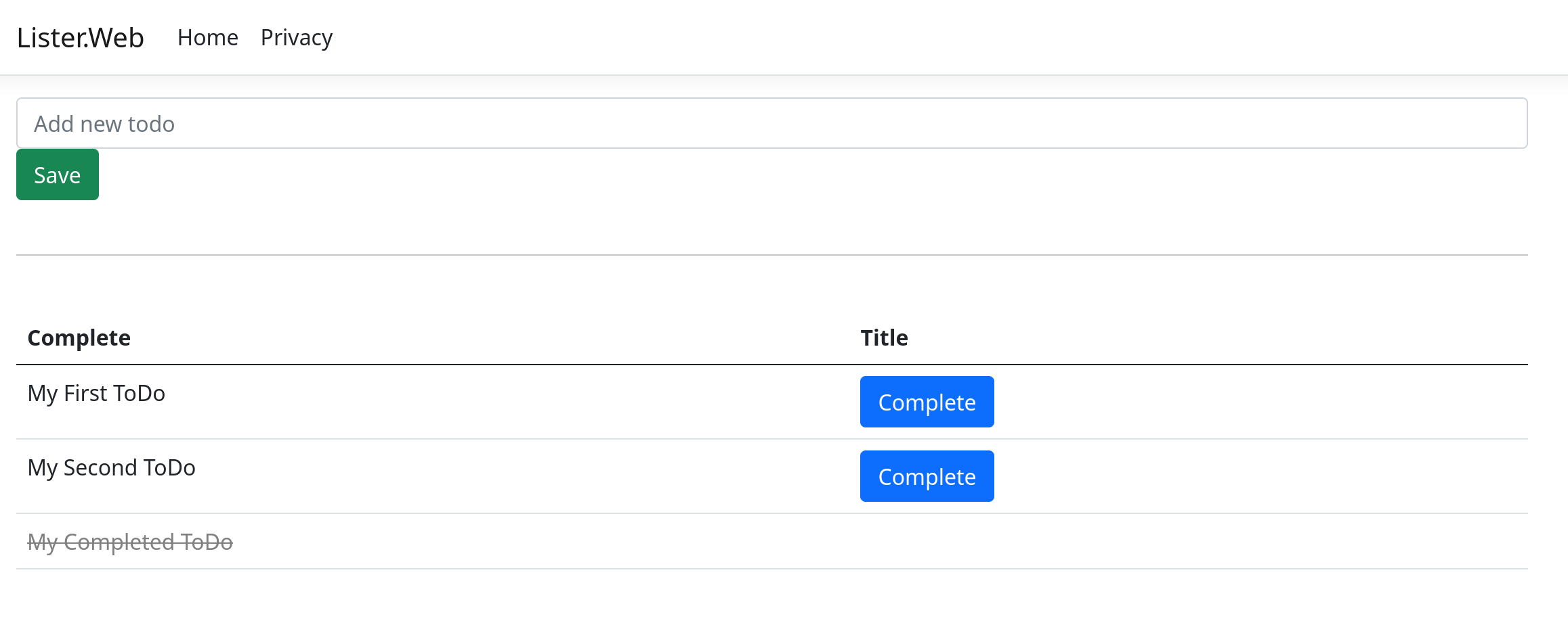 Application Screenshot